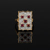 Vintage Ruby & Diamond 14K Yellow/White Gold Ring