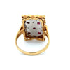 Vintage Ruby & Diamond 14K Yellow/White Gold Ring