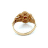 Vintage Ruby & Diamond 14K Yellow/White Gold Ring
