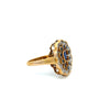Vintage Sapphire & Diamond 14K Yellow & White Gold Ring
