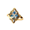 Vintage Sapphire & Diamond 14K Yellow & White Gold Ring