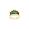 Vintage Diamond & Emerald 14K White & Yellow Ring