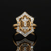 Vintage Filigree Diamond 14k Yellow Gold Ring