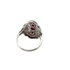 Vintage Ruby & Diamond 18k Yellow/White Gold Ring