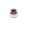 Vintage Ruby & Diamond 18k Yellow/White Gold Ring