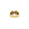 Vintage Sapphire & Diamond 18k Yellow Gold Ring