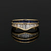 Vintage Sapphire & Diamond 18k Yellow Gold Ring