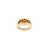 Vintage Ruby & Diamond 18k Yellow Gold Ring