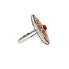 Vintage Ruby & Diamond 18k Yellow/White Gold Ring