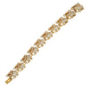 Vintage Elephant Diamond & Ruby 18K Yellow Gold Bracelet