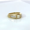 Designer Natural Fancy Yellow & White Diamond 18K Yellow Gold RingR