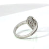 Contemporary Designer Fred Of Paris Diamond & Pink Tourmaline Platinum Ring