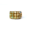 Estate Designer Opal 18K Yellow Gold Ring