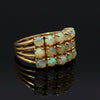 Estate Designer Opal 18K Yellow Gold Ring