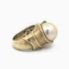 Estate B. Kieselstein Cord South Sea Pearl 18K Yellow Gold Ring