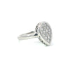Estate Diamond & 18K White Gold Ring