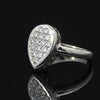 Estate Diamond & 18K White Gold Ring