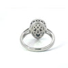 Estate Diamond & 18K White Gold Ring