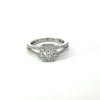 Contemporary Diamond & 14K White Gold Ring
