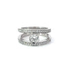 Contemporary Diamond & 18K White Gold Ring
