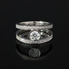 Contemporary Diamond & 18K White Gold Ring