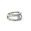 Contemporary Diamond & 18K White Gold Ring