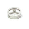 Contemporary Diamond & 18K White Gold Ring