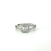 Contemporary Diamond & 18K White Gold Ring