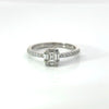 Contemporary Diamond & 14K White Gold Ring