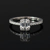 Contemporary Diamond & 14K White Gold Ring
