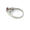 Estate Diamond & Platinum Tourmaline Ring
