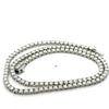 Contemporary 15.70 cttw Diamond Riviera 14K White Gold Graduated Necklace