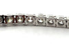 Contemporary 15.70 cttw Diamond Riviera 14K White Gold Graduated Necklace