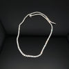 Contemporary 14.14 cttw Diamond Riviera 14K White Gold Graduated Necklace