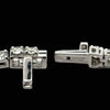 Contemporary 13.70 cttw Diamond Riviera Platinum Graduated Necklace