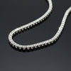 Contemporary 13.70 cttw Diamond Riviera Platinum Graduated Necklace