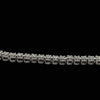 Contemporary 4.85 cttw Diamond Riviera 14K White Gold Graduated Necklace