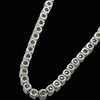 Contemporary 4.85 cttw Diamond Riviera 14K White Gold Graduated Necklace