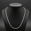Contemporary 4.85 cttw Diamond Riviera 14K White Gold Graduated Necklace