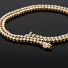 Contemporary 6.70 cttw Diamond Riviera 14K Yellow Gold Graduated Necklace