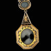 Victorian Opal & 14K Yellow Gold Necklace
