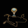 Victorian Opal & 14K Yellow Gold Necklace