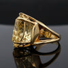 Estate Custom Made 44ct Citrine & 14Kt Yellow Gold Ring