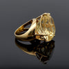 Estate Custom Made 44ct Citrine & 14Kt Yellow Gold Ring