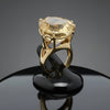 Estate Custom Made 44ct Citrine & 14Kt Yellow Gold Ring
