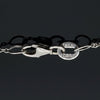 Estate Diamond & Ruby 18K White Gold Cross Necklace