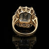 Estate 9.95ct Fine Citrine & Diamond 18K Yellow Gold Ring