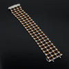 Estate Tacori Diamond & 18Kt Rose & White Gold Lattice Bracelet