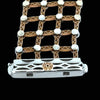 Estate Tacori Diamond & 18Kt Rose & White Gold Lattice Bracelet