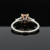 Estate Natural Fancy Intense Purple Pink & White Diamond Platinum & 18K White Gold Ring (GIA)